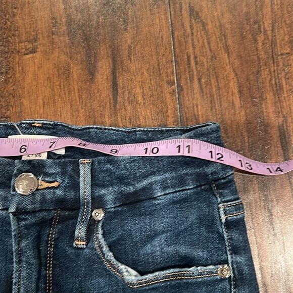 Good American
Good Legs Ripped distressed raw hem jeans size 26 in EUC dark wash - Picture 7 of 9